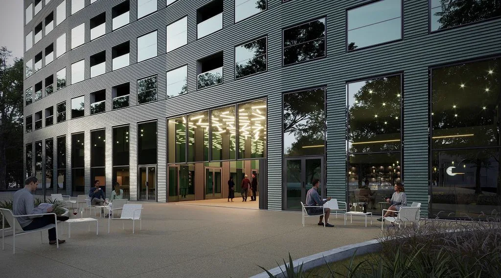 2.800 m² de plaza con parquización, senderos, gastronomía, arte y espacios para compartir con amigos y animales de compañía.