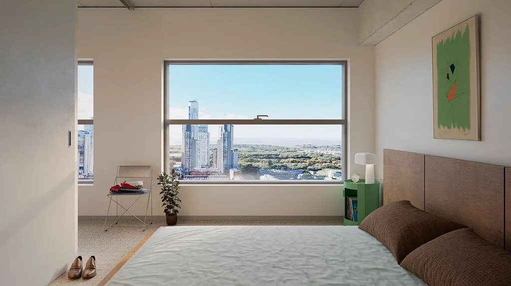 Master suite del departamento de 3 ambientes.